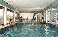 Hallenbad (Wellness für Körper und Seele - das Hallenbad im Hotel Zur Perle lädt zum Relaxen ein.)